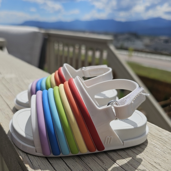Mini Melissa Other - Rainbow mini melissa sandals